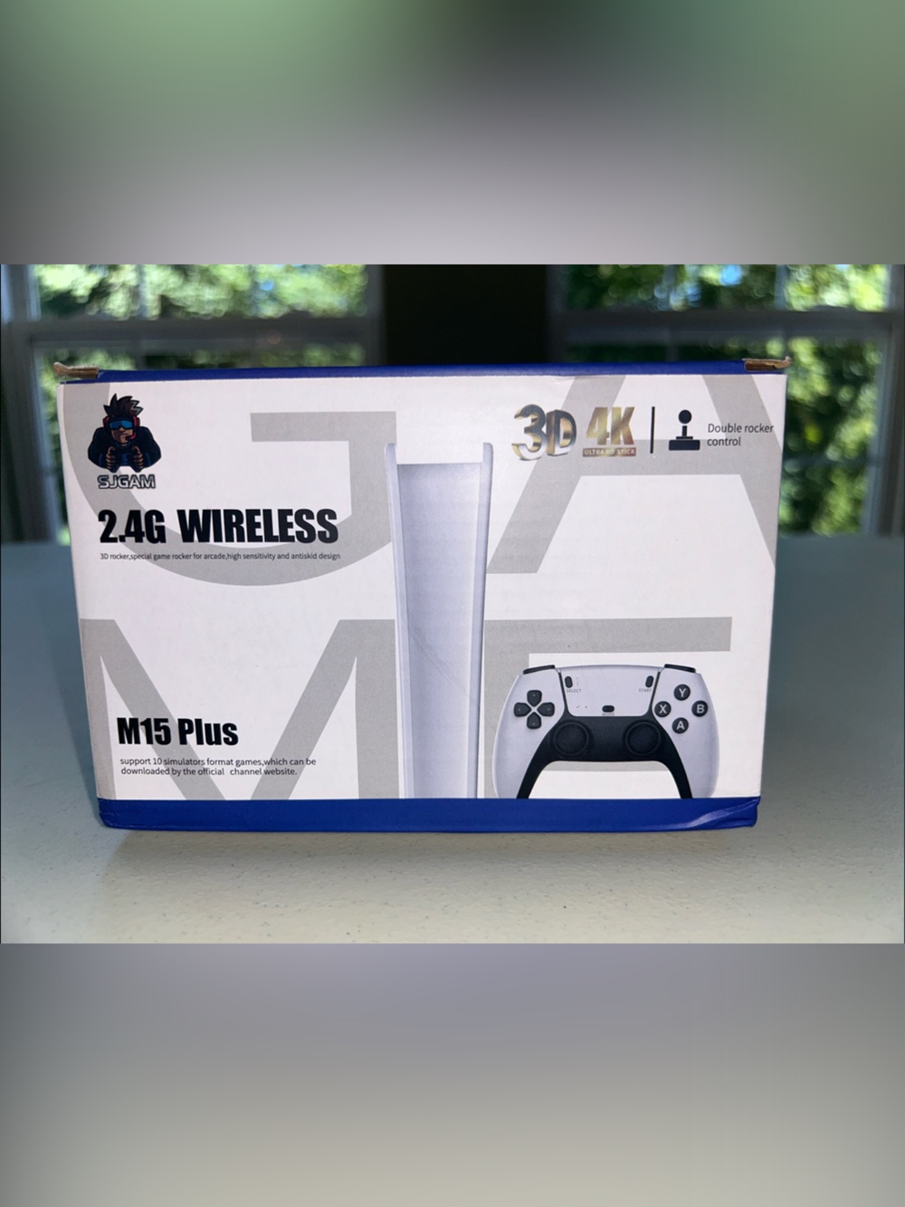 M15 Plus Gaming Simulator & 2 Wireless Controller - White